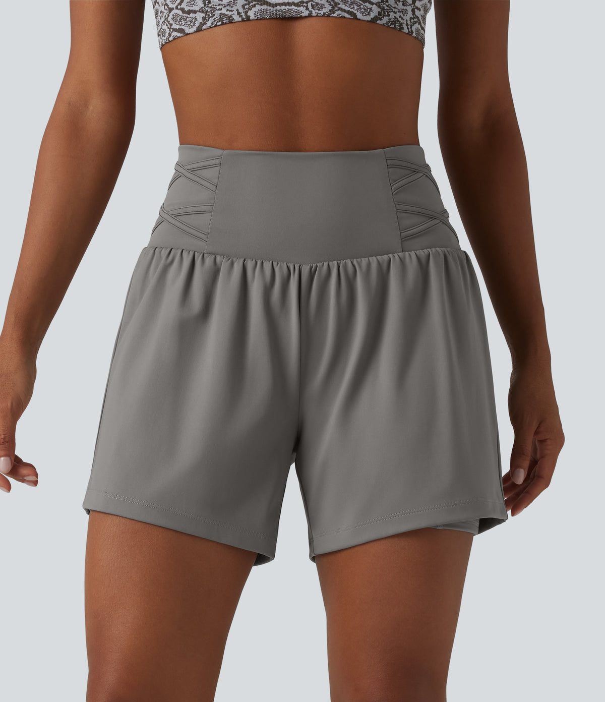 SoftlyZero™ Airy Super High Waisted 2-in-1 InstantCool Yoga Shorts 5'' with Pockets