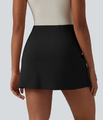 Mid Rise 2-in-1 Mini Work Skirt