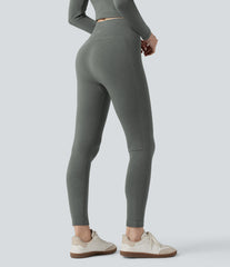 HeatCore OneForm Seamless Flow High Waisted Tummy Control Thermal Casual 7/8 Leggings