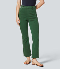Halara Flex™ High Waisted Pockets Colorful Casual Bootcut Jeans