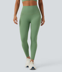 Halara UltraSculpt™ High Waisted Tummy Control Yoga 7/8 Leggings with Pockets