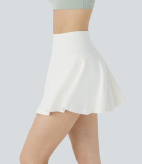 OneForm Seamless Flow High Waisted 2-in-1 Pocket Flare Mini Yoga Skirt