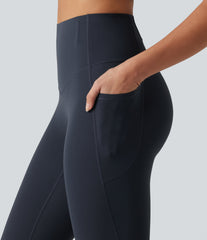 Halara UltraSculpt™ High Waisted Anti-Roll Tummy Control Shaping Workout Capri Leggings with Pockets