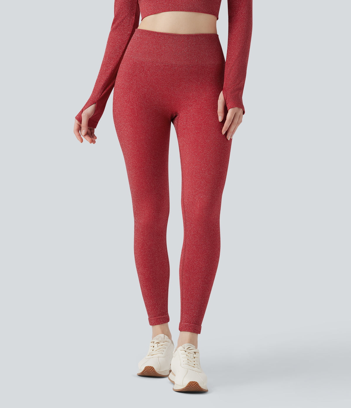 Sparkle Seamless Flow High Waisted Workout Leggings