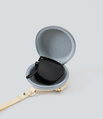 Halara Logo Folding Sunglasses with Storage Box