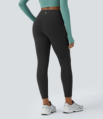 High Waisted Pocket Thermal Yoga Leggings