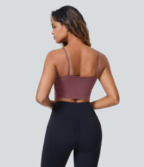 Patitoff™ 2.0 Pet Hair Resistant Padded Cropped Yoga Cami