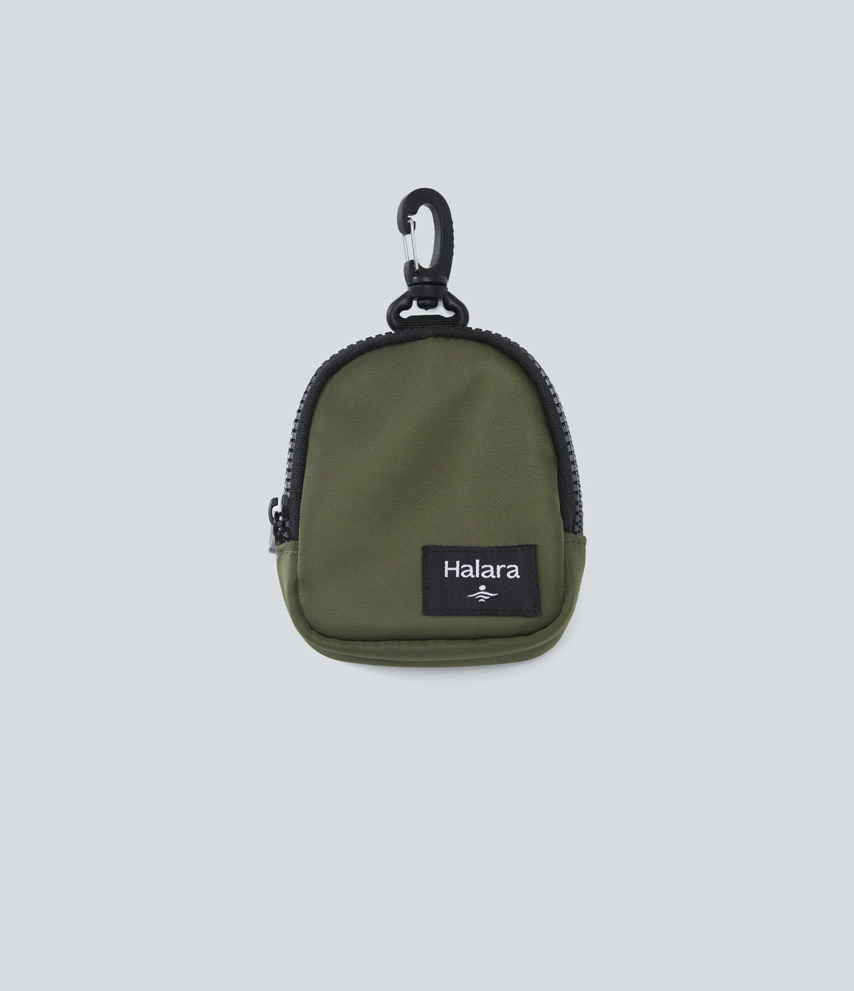 Halara Logo Zipper Nylon Coin Purse