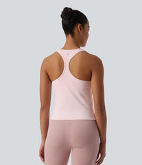 SoftlyZero™ Round Neck Racerback InstantCool Yoga Tank Top