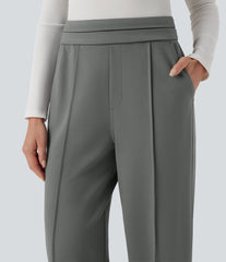 Halara Flex™ High Waisted Straight Leg Work Pants with Pockets