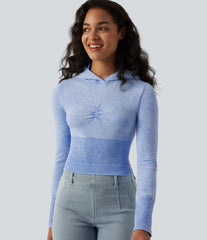OneForm Seamless Flow Hooded Long Sleeve Casual Sweatshirt