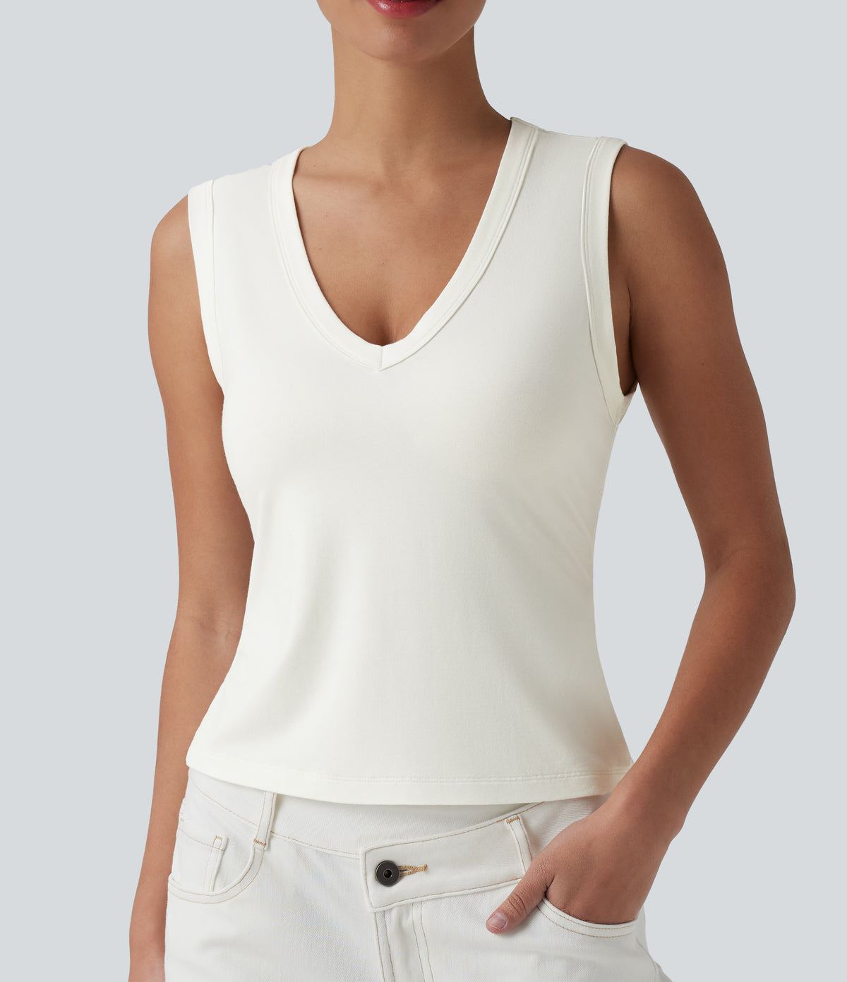 V-neck Casual Tank Top