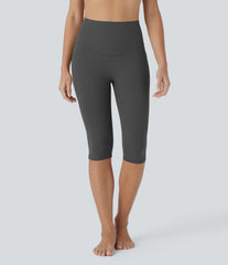 Halara UltraSculpt™ High Waisted Tummy Control Pedal Pusher Yoga Leggings with Pockets