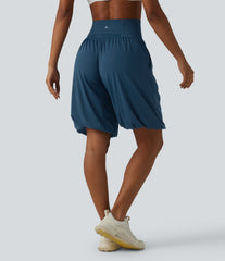 SoftlyZero™ Airy Super High Waisted InstantCool Yoga Balloon Shorts with Pockets
