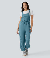 Breezeful™ Drawstring Pockets Quick Dry Hiking Jogger Cargo Overalls