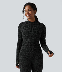 OneForm Seamless Flow Zipper Long Sleeve Thumb Hole Yoga Jacket