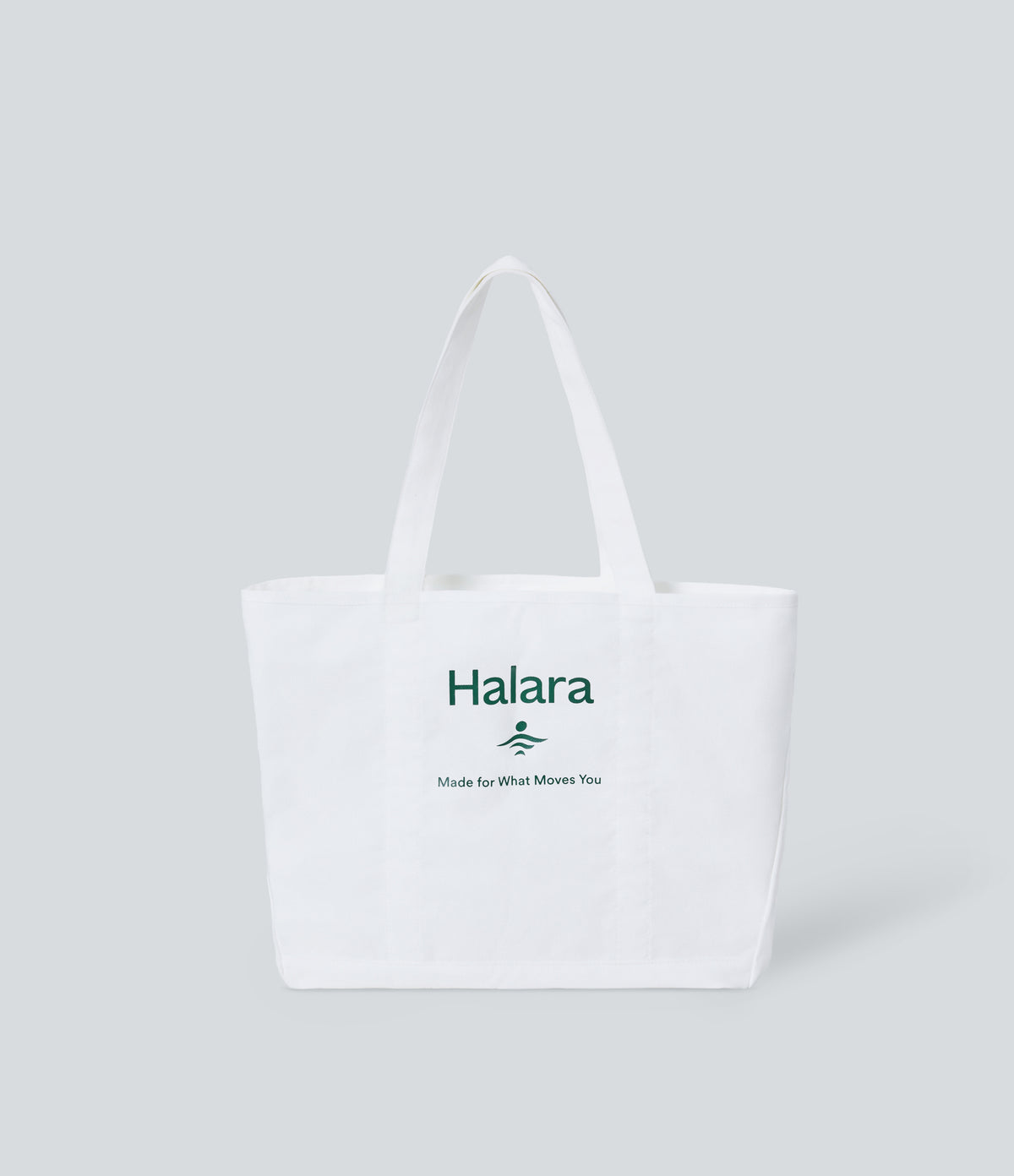 Halara Letter Print Casual Canvas Tote Bag