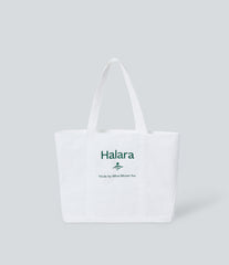 Halara Letter Print Casual Canvas Tote Bag
