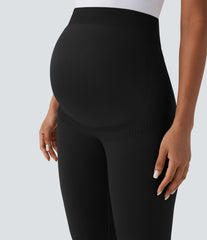 OneForm Seamless Flow Super High Waisted 7/8 Yoga Maternity Leggings
