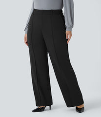 Halara Flex™ High Waisted Zipper Pocket Straight Leg Plus Size Work Pants