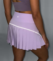 Breezeful™ Reflective High Waisted Pleated 2-in-1 Quick Dry Mini Tennis Skirt with Pockets