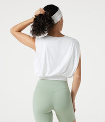 Round Neck InstantCool Yoga Tank Top-UPF50+