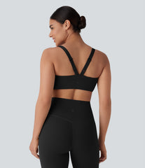 Halara UltraSculpt™ Medium Support  U Neck Workout Sports Bra A-D Cups