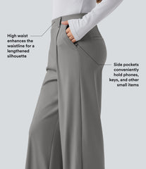 Halara Flex™ DayStretch High Waisted Tummy Control Straight Leg Work Pants with Pockets