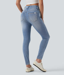 Halara Flex™ Mid Rise Skinny Casual Jeans with Pockets