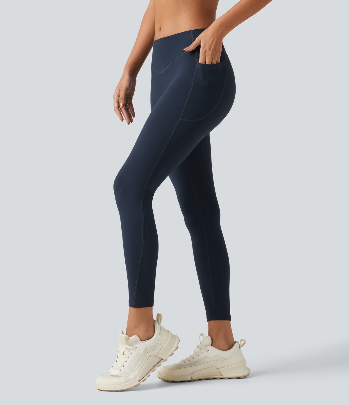 Halara UltraSculpt™ Low Rise Skinny Yoga Leggings with Pockets