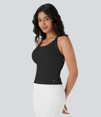 SoftlyZero™ Plush Cut Out Yoga Tank Top DD-F Cups