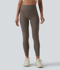 Halara UltraSculpt™ Houndstooth Print High Waisted Tummy Control Shaping Running Leggings with Pockets