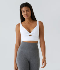 SoftlyZero™ Airy Low Support Cut Out InstantCool Low Support Yoga Sports Bra-UPF50+ A-D Cups