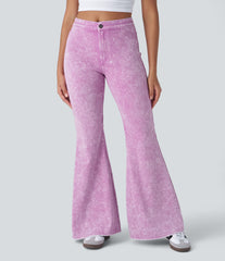 Halara Flex™ High Waisted Pocket Washed Colorful Casual Jeans