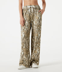 Halara UltraSculpt™ Camo Print Mid Rise Drawstring Running Baggy Pants with Pockets