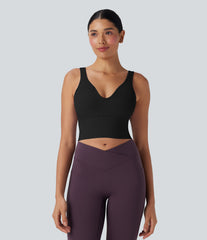OneForm Seamless Flow Cropped Yoga Tank Top