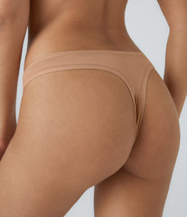 High Stretch Low Rise Solid Lounge Thong