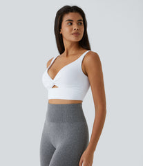 SoftlyZero™ Airy Low Support Cut Out InstantCool Low Support Yoga Sports Bra-UPF50+ A-D Cups