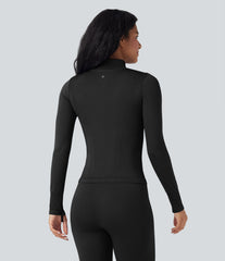 OneForm Seamless Flow Stand Collar Long Sleeve Thumb Hole Yoga Jacket