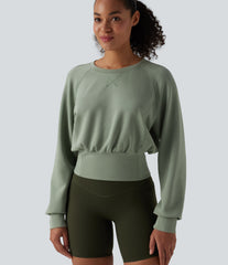 SpacerTek™ Round Neck Long Sleeve Casual Sweatshirt