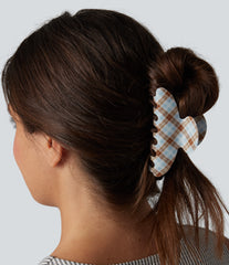 Plaid Hair Claw