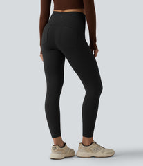 DayStretch High Waisted Tummy Control Skinny Yoga Leggings with Pockets