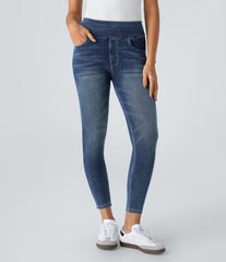 Halara Flex™ High Waisted Pockets Denim Casual Leggings