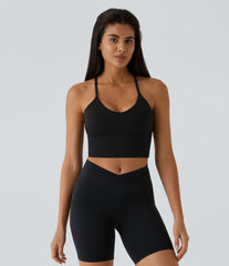 SoftlyZero™ Plush Cut Out Cropped Tank Top