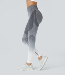 OneForm Seamless Flow High Waisted Gradient Running Leggings