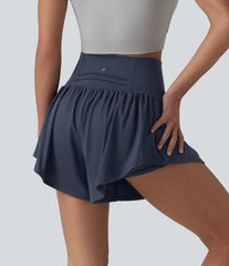 SoftlyZero™ Airy High Waisted 2-in-1 InstantCool Yoga Shorts 3'' with Pockets