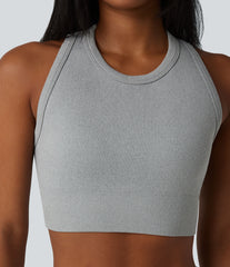 OneForm Seamless Flow Racerback Cropped Casual Tank Top