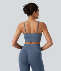 OneForm Seamless Flow Low Support Washed Workout Sports Bra