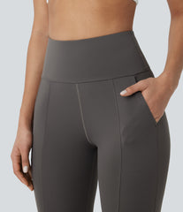 High Waisted Pocket Capri Yoga Leggings