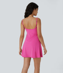 SoftlyZero™ Airy 2-in-1 Pocket Flare Mini Slip InstantCool Active Dress-Easy Peezy Edition